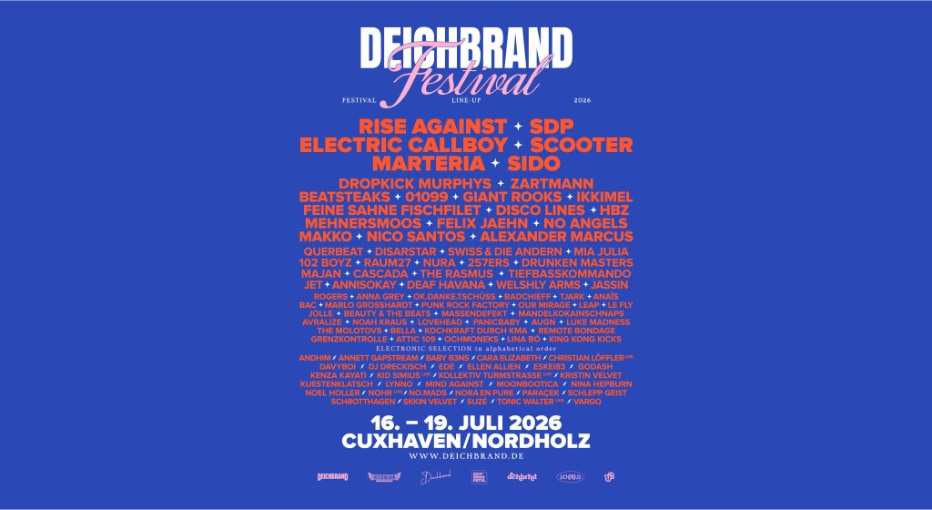 Line-Up vollständig!